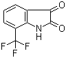 CAS # 391-12-8, 7-(Trifluoromethyl)indoline-2,3-dione, 7-(Trifluoromethyl)isatin