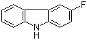 structure of CAS# 391-45-7, 3-Fluorocarbazole