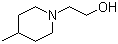 CAS # 39123-23-4, 4-Methyl-1-piperidineethanol, 1-(2-Hydroxyethyl)-4-methylpiperidine, 2-(4-Methylpiperidin-1-yl)ethanol, 2-(4-Methylpiperidino)ethanol