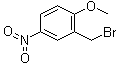 2-(Bromomethyl)-4-nitroanisole molecular structure (CAS 3913-23-3)