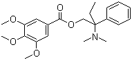 CAS # 39133-31-8, Trimebutine, 3,4,5-Trimethoxybenzoic acid 2-(dimethylamino)-2-phenylbutyl ester