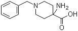 structure of CAS# 39143-25-4, 1-苄基-4-氨基-4-哌啶甲酸