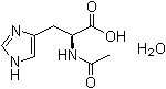 structure of CAS# 39145-52-3, N-乙酰基-L-组氨酸一水合物