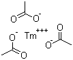 Thulium acetate molecular structure (CAS 39156-80-4)