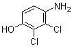 4-Amino-2,3-dichlorophenol molecular structure (CAS 39183-17-0)