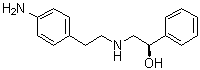 (alphaR)-alpha-[[[2-(4-Aminophenyl)ethyl]amino]methyl]-benzenemethanol molecular structure (CAS 391901-45-4)