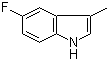 5-Fluoro-3-methylindole molecular structure (CAS 392-13-2)