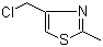 structure of CAS# 39238-07-8, 4-(Chloromethyl)-2-methyl-1,3-thiazole