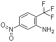 structure of CAS# 393-49-7, 2-Amino-4-nitrobenzotrifluoride