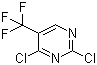 2,4-Dichloro-5-trifluoromethylpyrimidine molecular structure (CAS 3932-97-6)