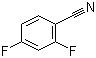 structure of CAS# 3939-09-1, 2,4-Difluorobenzonitrile