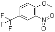 structure of CAS# 394-25-2, 4-Methoxy-3-nitrobenzotrifluoride