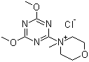 CAS # 3945-69-5, 4-(4,6-Dimethoxy-1,3,5-triazin-2-yl)-4-methyl morpholinium chloride, DMTMM