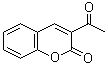 CAS # 3949-36-8, 3-Acetyl-2H-1-benzopyran-2-one, 3-Acetyl-2H-chromen-2-one, 3-Acetylbenzopyran-2-one, 3-Acetylcoumarin, NSC 31678