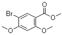 CAS # 39503-51-0, Methyl 5-bromo-2,4-dimethoxybenzoate, 2,4-Dimethoxy-5-bromobenzoic acid methyl ester, 5-Bromo-2,4-dimethoxybenzoic acid methyl ester, Methyl 2,4-dimethoxy-5-bromobenzoate