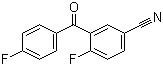 CAS 登录号：395100-11-5, 4-氟-3-(4-氟苯甲酰基)苯腈