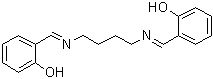 structure of CAS# 3955-57-5, N,N'-Bis(salicylidene)-1,4-butanediamine