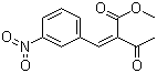 structure of CAS# 39562-17-9, 2-(3-硝基苯亚甲基)乙酰乙酸甲酯