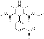 structure of CAS# 39562-70-4, Nitrendipine