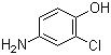 CAS 登录号：3964-52-1, 2-氯-4-氨基苯酚, 4-氨基-2-氯苯酚