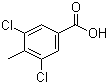 3,5-Dichloro-4-methylbenzoic acid molecular structure (CAS 39652-34-1)