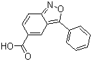 CAS 登录号：39695-71-1, 3-苯基苯并[c]异恶唑-5-甲酸
