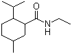 CAS # 39711-79-0, N-Ethyl-p-menthane-3-carboxamide, N-Ethyl-2-(isopropyl)-5-methylcyclohexanecarboxamide, N-Ethyl-5-methyl-2-(1-methylethyl)-cyclohexane-carboxamide