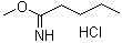Methyl valerimidate hydrochloride molecular structure (CAS 39739-46-3)