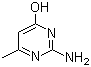 structure of CAS# 3977-29-5, 2-Amino-4-hydroxy-6-methylpyrimidine