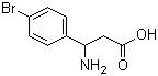CAS # 39773-47-2, DL-3-Amino-3-(4-bromophenyl)propionic acid, (RS)-beta-Amino-beta-(4-bromophenyl)propionic acid