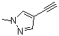 CAS # 39806-89-8, 4-Ethynyl-1-methylpyrazole, 4-Ethynyl-1-methyl-1H-pyrazole, 1-Methyl-4-ethynylpyrazole, 4-(N-Methylpyrazolyl)acetylene