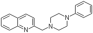 CAS 登录号：39819-27-7, 2-((4-苯基哌嗪-1-基)甲基)喹啉