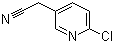 CAS # 39891-09-3, 2-Chloro-5-pyridineacetonitrile, 2-Chloro-5-(cyanomethyl)pyridine, 2-(6-Chloro-3-pyridinyl)acetonitrile