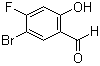 structure of CAS# 399-00-8, 5-Bromo-4-fluoro-2-hydroxybenzaldehyde