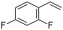 structure of CAS# 399-53-1, 2,4-二氟苯乙烯