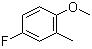 4-Fluoro-2-methylanisole molecular structure (CAS 399-54-2)