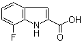 7-Fluoro-1H-indole-2-carboxylic acid molecular structure (CAS 399-67-7)