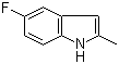 5-Fluoro-2-methylindole molecular structure (CAS 399-72-4)