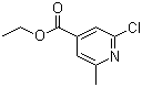 CAS # 3998-88-7, Ethyl 2-chloro-6-methylpyridine-4-carboxylate