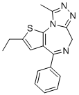 structure of CAS# 40054-73-7, Deschloroetizolam