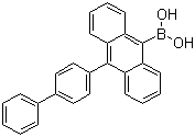 structure of CAS# 400607-47-8, B-(10-[1,1'-联苯]-4-基-9-蒽基)硼酸