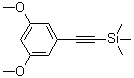 structure of CAS# 400608-30-2, 3,5-二甲氧基-1-(三甲基硅烷基乙炔基)苯