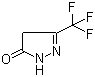 3-(Trifluoromethyl)-2-pyrazolin-5-one molecular structure (CAS 401-73-0)