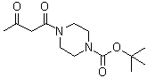 structure of CAS# 401566-77-6, 4-(1,3-dioxobutyl)-1-Piperazinecarboxylic acid 1,1-dimethylethyl ester