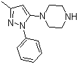 structure of CAS# 401566-79-8, 1-(3-甲基-1-苯基-5-吡唑基)哌嗪