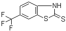structure of CAS# 401567-22-4, 6-(Trifluoromethyl)-2(3H)-benzothiazolethione