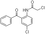2-(2-Chloroacetamido)-5-chlorobenzophenone molecular structure (CAS 4016-85-7)