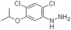 structure of CAS# 40178-22-1, 2,4-二氯-5-异丙氧基苯肼