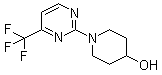 1-[4-(Trifluoromethyl)-2-pyrimidinyl]-4-piperidinol molecular structure (CAS 401930-07-2)