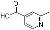 CAS # 4021-11-8, 2-Methylisonicotinic acid, 2-Methylpyridine-4-carboxylic acid